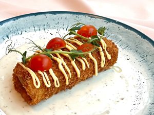 Хрустящий блинчик "Два сыра с ветчиной" 200г